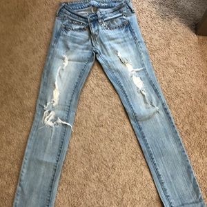 American eagle ripped jeans